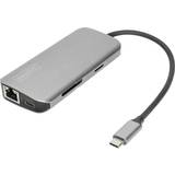 Digitus DA-70884 USB C-USB A/HDMI/RJ45/USB C Adapter