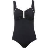 Trofé Dam Badkläder Trofé Prosthetic Chlorine Resistant Swimsuit - Black/White