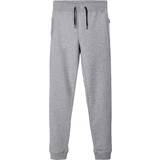 Name It Solid Coloured Sweat Pants - Grey/Grey Melange (13153684)
