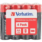 Verbatim AA (LR06) - Alkaliska Batterier & Laddbart Verbatim AA Alkaline Compatible 4-pack Wrap
