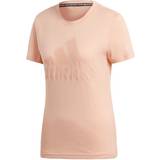 Adidas Dam - Återvunnet material T-shirts adidas Women Must Haves Badge of Sport T-shirt - Glow Pink