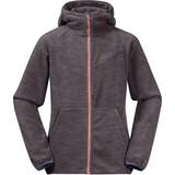 Bergans Ytterkläder Barnkläder Bergans Hareid Youth Girl Jacket - Solid Dark Grey Melange/Pastel Pink (7995)