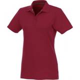 Elevate Womens Helios Short Sleeve Polo Shirt - Burgundy
