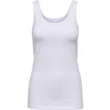 14 - Dam T-shirts & Linnen Only Basic Tank Top - White