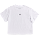 XS T-shirts Nike Older Kid's Sportswear T-shirt - White/Black (DH5750-100)