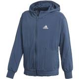 adidas Girl's Dance Full Zip Hoodie - Crew Navy/Silver Metallic (GQ4142)