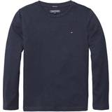 Långa ärmar T-shirts Tommy Hilfiger Long Sleeve Organic Cotton T-shirt - Sky Captain (KB0KB04141-420)
