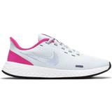 Gråa - Gummi Sportskor Nike Revolution 5 GS - Football Grey/Fireberry/White/Purple Pulse