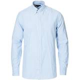 Eton Herr - Oxfordskjortor Eton Striped Royal Oxford Shirt - Light Blue
