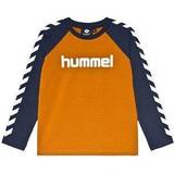 Hummel Boy's T-shirts L/S - Orange