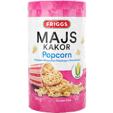 Friggs Kex, Knäckebröd & Skorpor Friggs Majssnacks Popcorn 125g