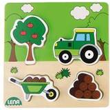 Lena Pussel Lena Wooden Puzzle Tractor