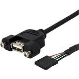 Hona - Hona - USB-kabel Kablar StarTech USB A-5 Pin F-F 0.3m