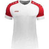 JAKO Champ 2.0 Short-Sleeved Jersey Unisex - White/Sport Red