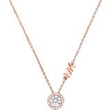 Michael Kors Halsband Michael Kors Premium Necklace - Rose Gold/Transparent