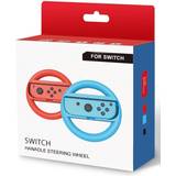 Blåa Rattar & Racingkontroller Tech of Sweden Nintendo Switch Joy-Con Wheel - Blue/Pink