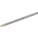 Silver Blyertspennor Faber-Castell Jumbo Grip Graphite Pencil B Silver 12-pack
