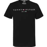Tommy Hilfiger Straights Barnkläder Tommy Hilfiger Essential Organic Cotton Logo T-shirt - Black (KS0KS00210-BDS)
