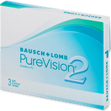 Kontaktlinser Bausch & Lomb PureVision 2 3-pack