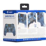 Blåa - PlayStation 4 Handkontroller Snakebyte 4S Wireless Gamepad (PS4/PS3) - Blue Camouflage