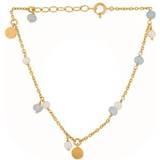 Agat Armband Pernille Corydon Afterglow Sea Bracelet - Gold/Agate/Pearls
