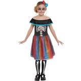 Smiffys Neon Day of The Dead Girl Costume