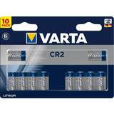 Varta Batterier - Kamerabatterier - Lithium Batterier & Laddbart Varta CR2 10-pack