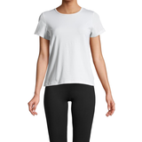 Meshdetaljer - Skinnjackor Kläder Casall Essential Mesh Detail T-shirt - White