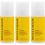 Deodoranter Moss & Noor After Workout Deo Roll-on Light Mint 60ml 3-pack