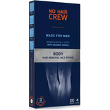 Lugnande Hårborttagningsprodukter Hair Crew Body Hair Removal Wax Strips 20-pack