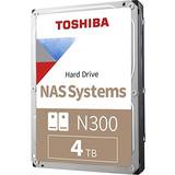 Toshiba 3.5" Hårddiskar Toshiba N300 HDWG440UZSVA 256MB 4TB