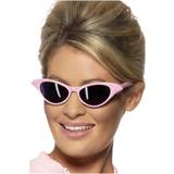 50-tal Tillbehör Smiffys Flyaway Style Rock & Roll Sunglasses Pink