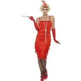 20-tal - Röd Dräkter & Kläder Smiffys Flapper Costume Red