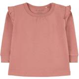 Fixoni T-shirts Barnkläder Fixoni Ruffle Detail T-Shirt - Pink
