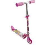 Barbies Sparkcyklar Barbie Dreamtopia Kids Two Wheel Inline Foldable Scooter