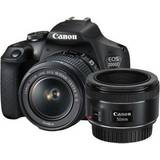 DSLR-kameror Canon EOS 2000D + 18-55mm IS II + 50mm STM