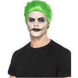 Clowner Maskerad Korta peruker Smiffys Joker Wig Green