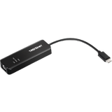 3.1 - Kabeladaptrar - Rund Kablar Trendnet USB C- RJ45 Adapter M-F