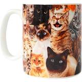Gift Republic Crazy Cat Mug Mugg 35cl