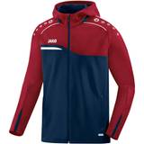 JAKO Competition 2.0 Hooded Jacket Unisex - Navy/Wine Red