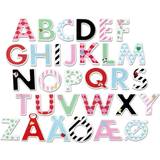 Micki B Letters & Stickers with Different Pattern