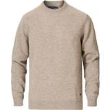 Barbour Ull Tröjor Barbour Patch Crew Sweater - Stone