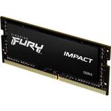 SO-DIMM DDR4 - Svarta RAM minnen Kingston Fury Impact Black DDR4 2666MHz 16GB (KF426S16IB/16)