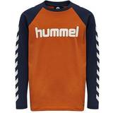Hummel Boy's Long Sleeve T-shirt - Bombay Brown (204711-8009)