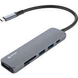 ESTUFF Kabeladaptrar Kablar eSTUFF USB C-HDMI/USB A/USB C M-F Adapter