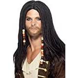 Smiffys Pirater Peruker Smiffys Pirate Wig Black