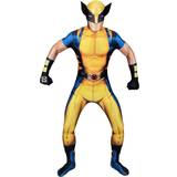 Morphsuit Gul Maskeradkläder Morphsuit Wolverine Morphsuit