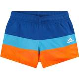 adidas Boy's Colorblock Swim Shorts - Royal Blue/Screaming Orange (GQ1066)