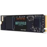 Western Digital PCIe Gen4 x4 NVMe - SSDs Hårddiskar Western Digital Black SN750 SE Battlefield 2042 Edition M.2 SSD 500GB