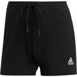 Dam Shorts adidas Essentials Slim 3-Stripes Shorts Women - Black/White